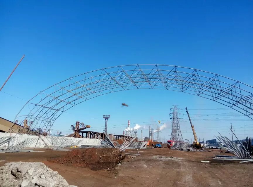 鄭州葫蘆島熱電廠網架