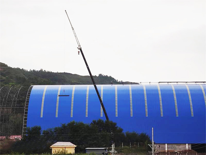 鄭州煤棚網架工程
